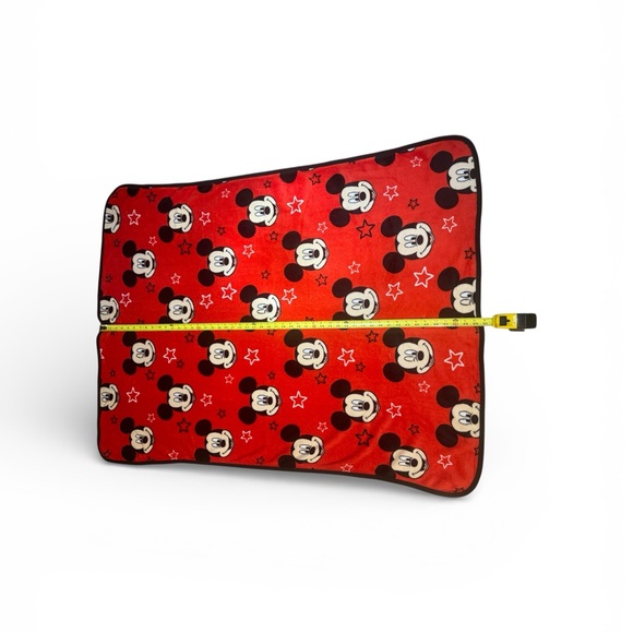 Disney Red Mickey Mouse Throw Blanket - Picture 4 of 4